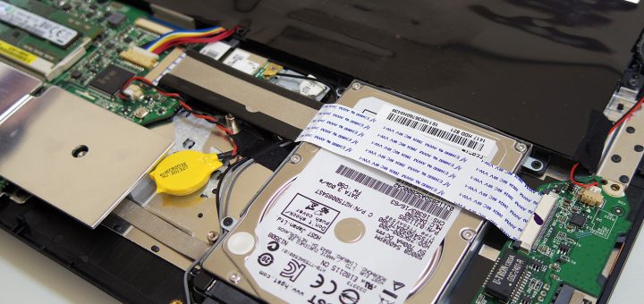 ノートパソコン ONKYO R6A のSSD換装