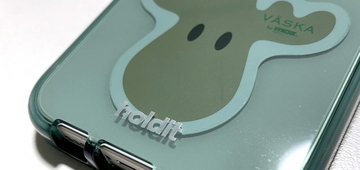 【Holdit】 Seethru for iPhone クリア ケース（モスグリーン）