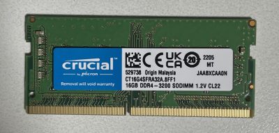 CrucialSODIMM DDR4 PC4-25600 16GB
