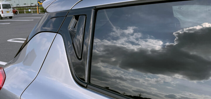 SecondStage スズキ スイフトスポーツ　リアドアノブガーニッシュ ピアノブラック & Cピラーパネル ピアノブラック