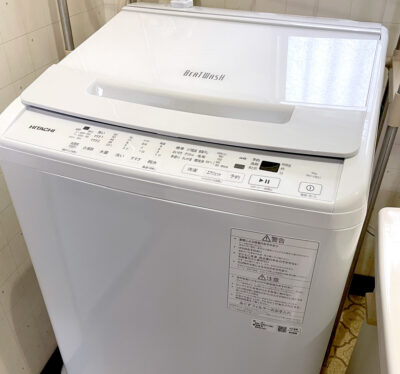 日立 全自動洗濯機 8kg BW-V80J W ビートウォッシュ