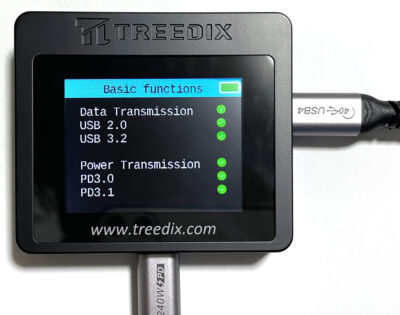 Treedix USBケーブルチェッカー